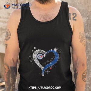 diamond heart toronto blue jays go blue jays 2023 shirt tank top