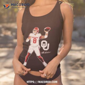 dillon gabriel superstar pose oklahoma football shirt tank top 1