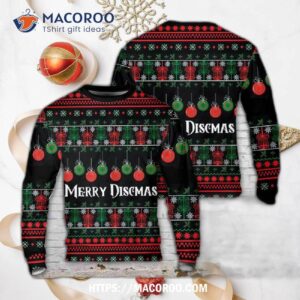 Disc Golf Merry Discmas Christmas Ugly Sweater Dlsi0809pd01