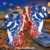 Disc Golf Us Flag Aloha Hawaiian Shirt
