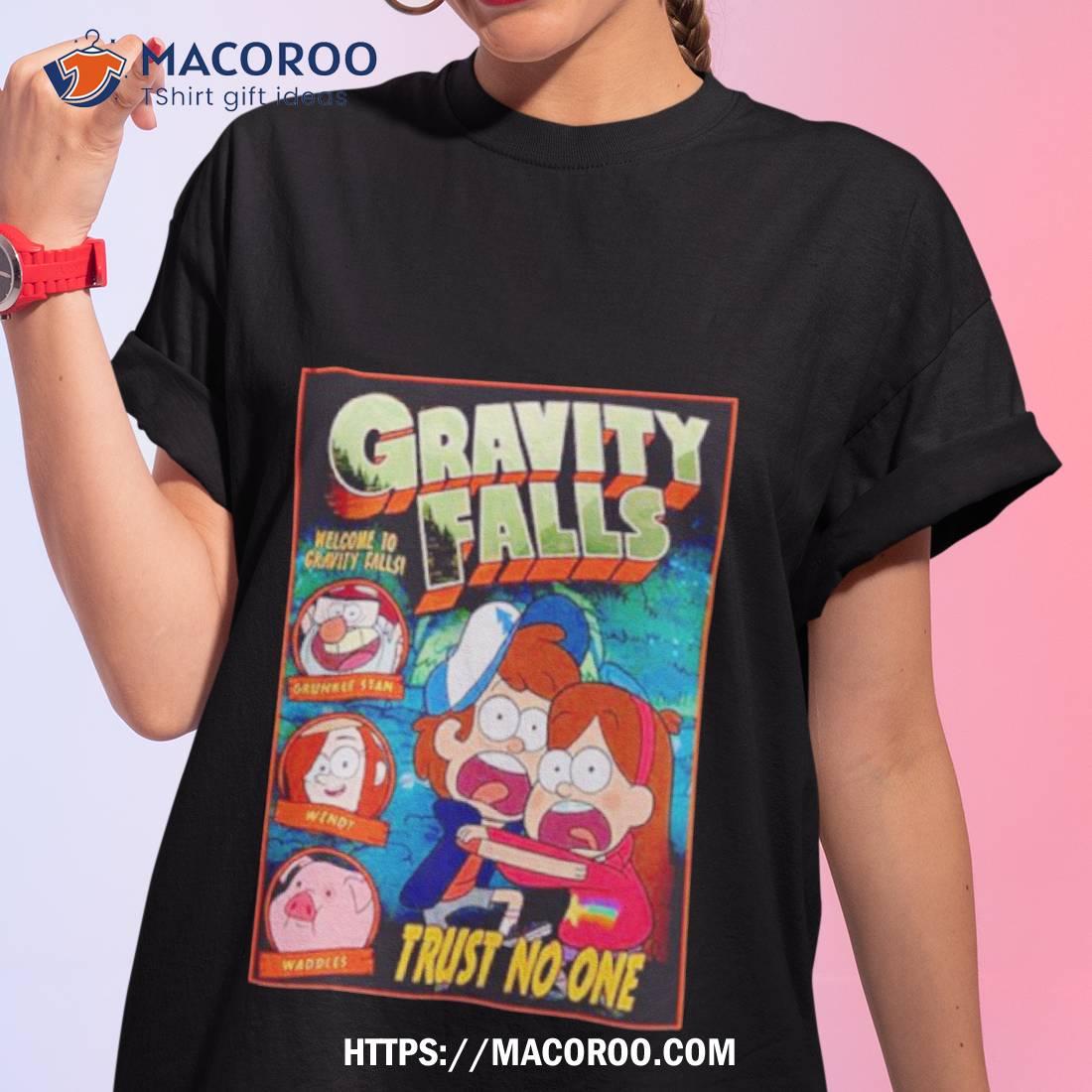Disney Gravity Falls Trust No One Comic Cover Shirt Disney Gravity Falls Trust No One Comic Cover Shirt