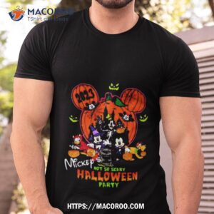 disney mickey not so scary halloween party 2023 shirt tshirt