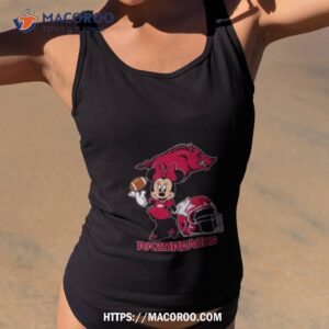 disney minnie mouse arkansas razorbacks football 2023 shirt tank top 2