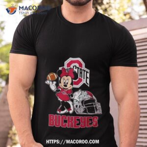 disney minnie mouse ohio state buckeyes football 2023 shirt tshirt