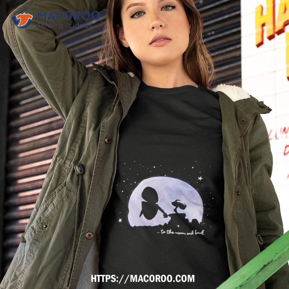 Disney Pixar Wall E Moonlit Lovers Wall E And Eve Shirt Disney Pixar Wall E Moonlit Lovers Wall E And Eve Shirt