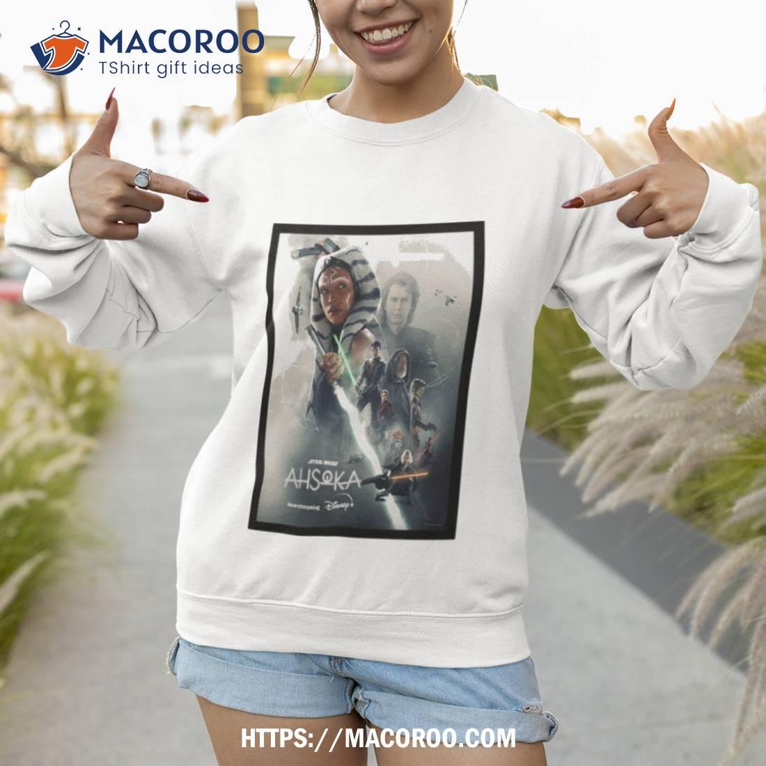 Disney Star Wars Ahsoka Poster With Anakin Skywalker Shirt Disney Star Wars Ahsoka Poster With Anakin Skywalker Shirt