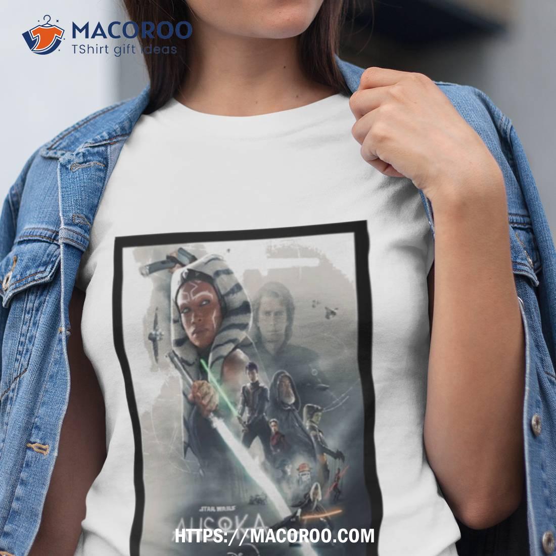 Disney Star Wars Ahsoka Poster With Anakin Skywalker Shirt Disney Star Wars Ahsoka Poster With Anakin Skywalker Shirt