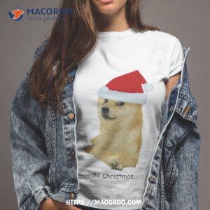 doge wow christmas shirt tshirt 2