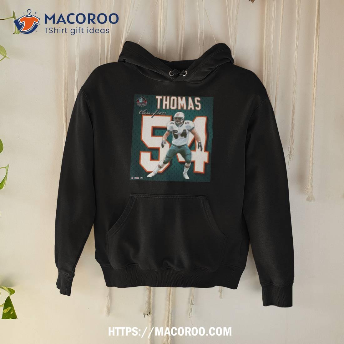 Dolphins Zach Thomas Class Of 2023 Hall Of Fame Impact Jersey