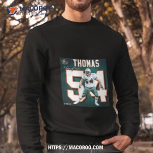 dolphins zach thomas class of 2023 hall of fame impact jersey frame shirt sweatshirt