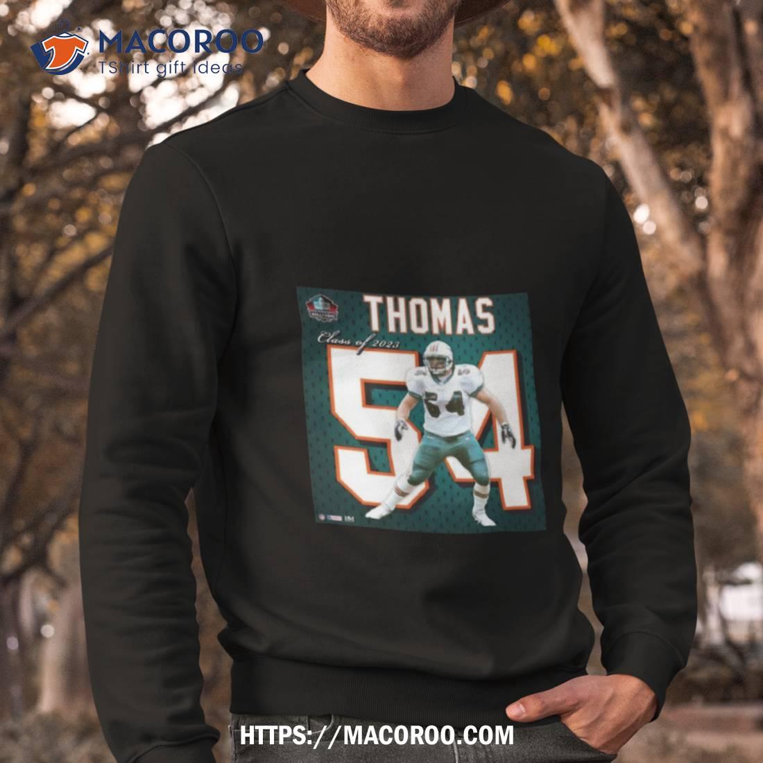 Dolphins Zach Thomas Class Of 2023 Hall Of Fame Impact Jersey