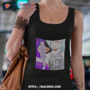 domantas sabonis 10 sacramento kings basketball player poster gift shirt tank top 4