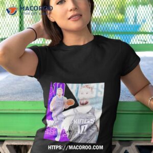 domantas sabonis 10 sacramento kings basketball player poster gift shirt tshirt 1