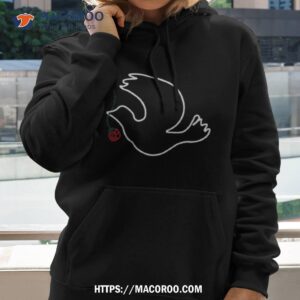 dove boi with rose shirt hoodie 2