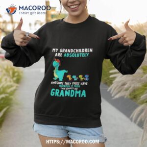 dragon my grandchildren are absolutely awesome they must have inherited it from their groovy old grandma shirt sweatshirt