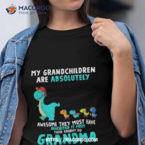 Dragon My Grandchildren Are Absolutely Awesome They Must Have Inherited It From Their Groovy Old Grandma Shirt