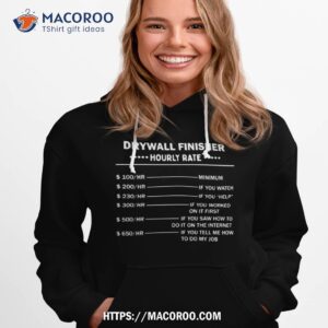 Drywall Finisher Rate For Drywaller Shirt