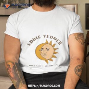 Eddie Vedder Dana Point Seattle 2023 Moon And Sun T Shirt