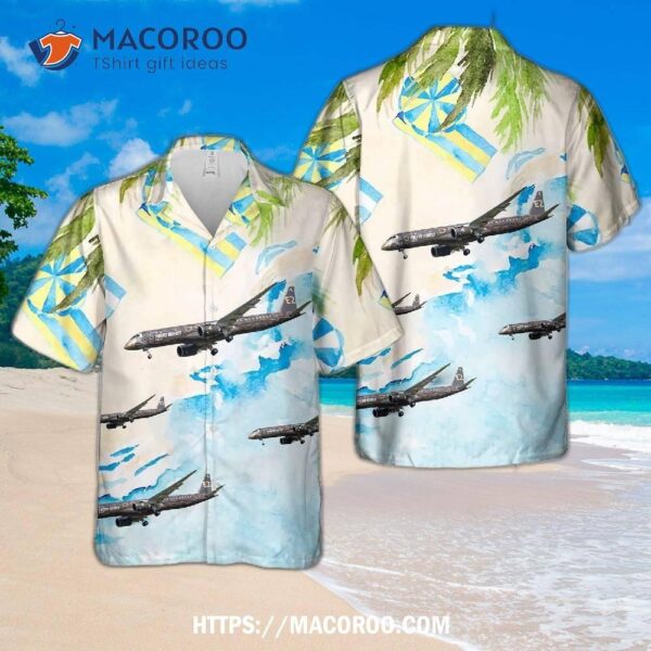 Embraer 195 E2 Std (erj-190-400std) Hawaiian Shirt