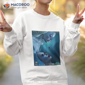 emma roberts and kim kardashian american horror story delicate 9 20 fx photo poster design shirt sweatshirt 2