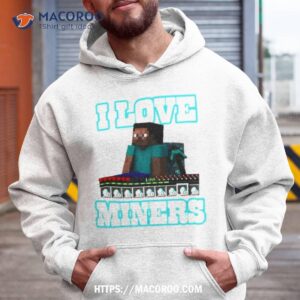 Enderman I Love Miners Art Design Shirt