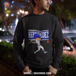 Official Enrique hernandez los angeles d cartoon baseball T-shirt