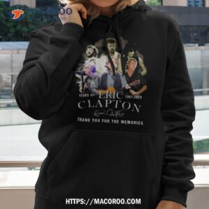 Eric Clapton 62 Years 1961 2023 Signature Thank You For The Memories Shirt