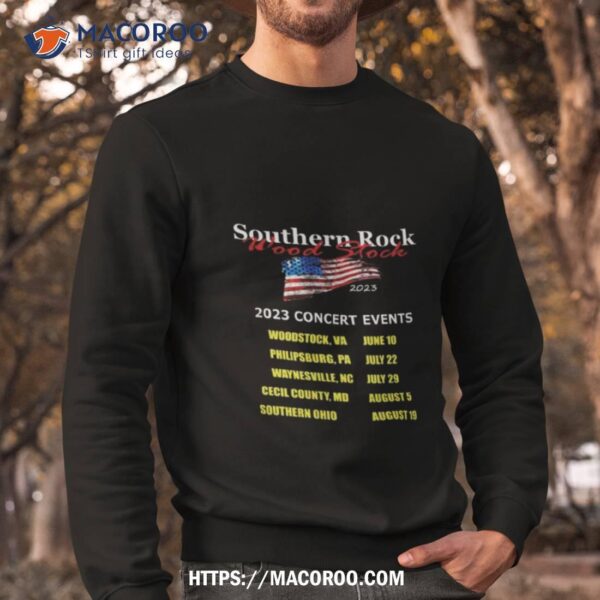Erik Lundgren 2023 Concert Southern Rock Woodstock Shirt