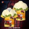 Farmall 340 Gas Tractor Hawaiian Shirt