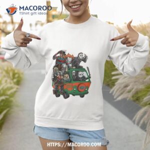 fau horror movies characters bus halloween 2023 shirt sweatshirt 1