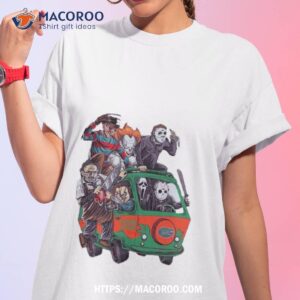 Fau Horror Movies Characters Bus Halloween 2023 Shirt Fau Horror Movies Characters Bus Halloween 2023 Shirt