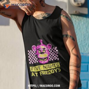 Five Nights At Freddy’s Checkered Shirt 3 five nights at freddy s checkered shirt tank top 1