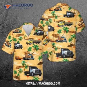 Flatbed Truck Hawaiian Shirt
