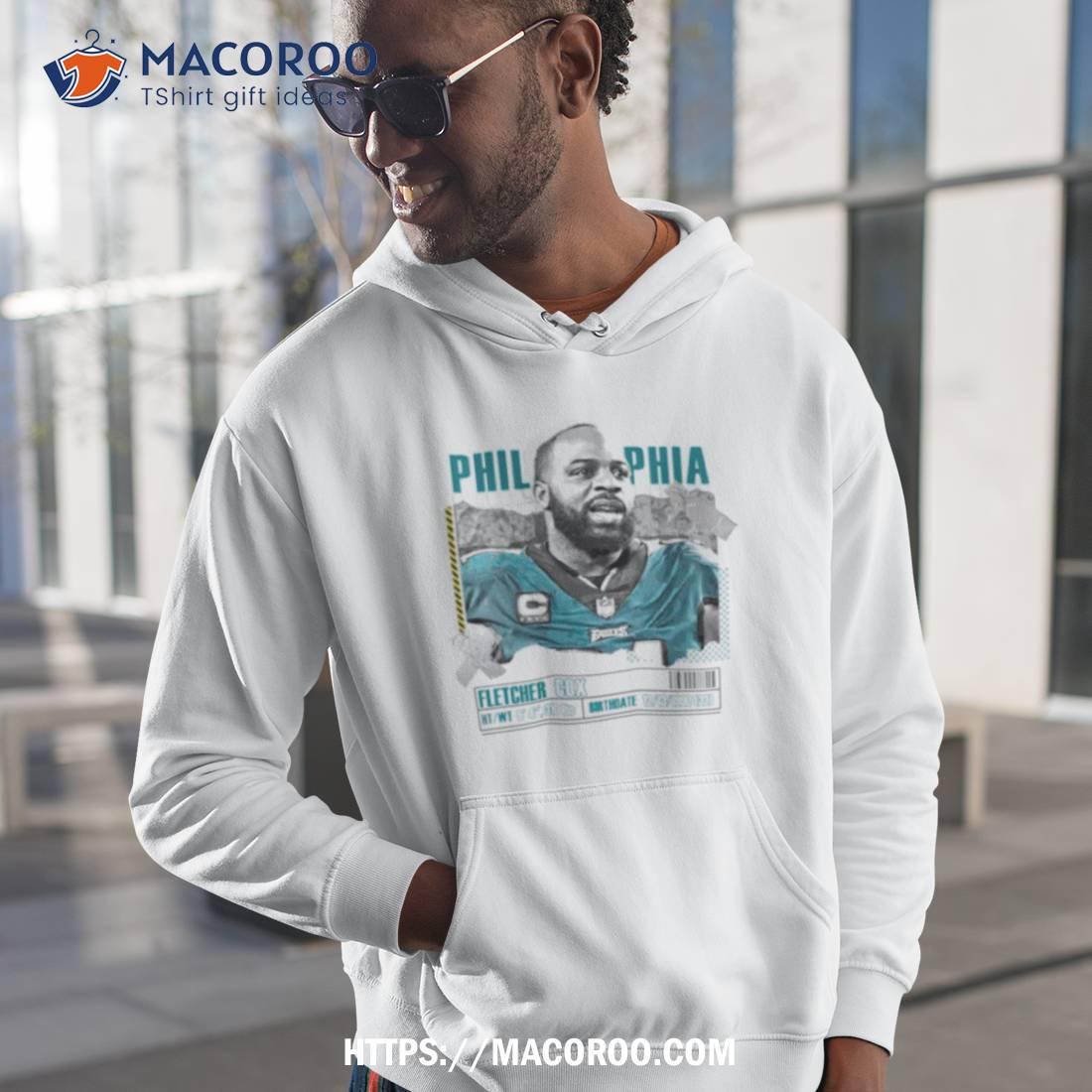 Fletcher Cox Football Paper Poster Eagles Shirt