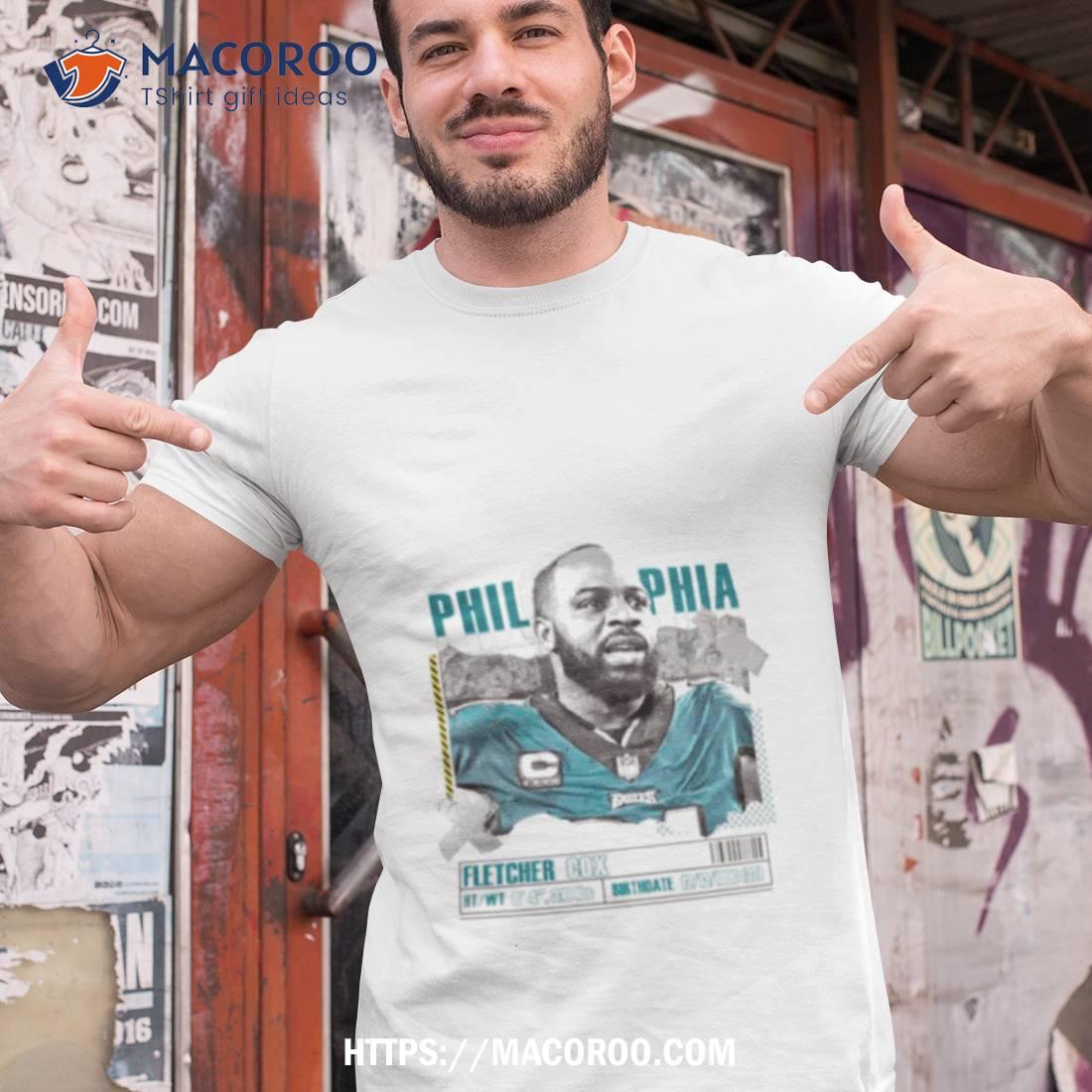 Fletcher Cox Football Paper Poster Eagles Shirt Fletcher Cox Football Paper Poster Eagles Shirt
