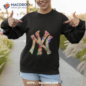 flower new york yankees shirt sweatshirt
