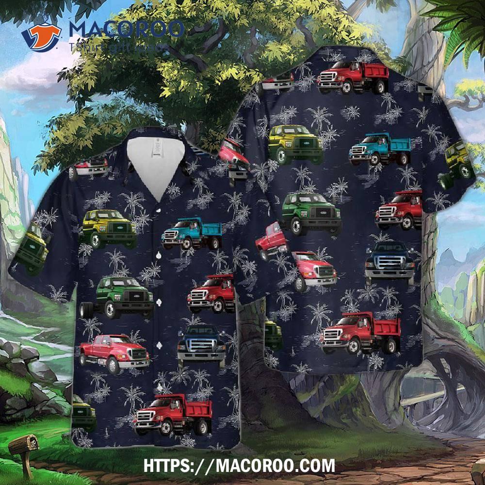 Ford F-650 Hawaiian Shirt Ford F-650 Hawaiian Shirt
