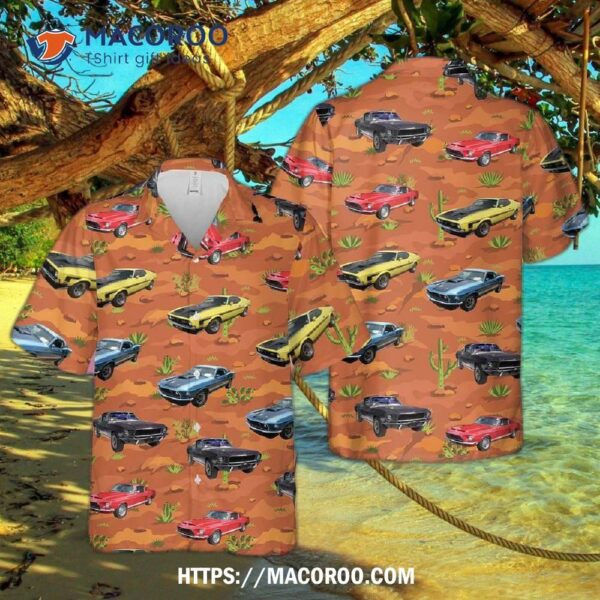 Ford Mustang (first Generation) Hawaiian Shirt