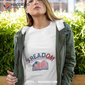 Freadom Book American Flag Shirt Freadom Book American Flag Shirt