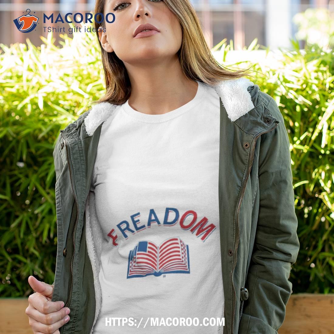 Freadom Book American Flag Shirt Freadom Book American Flag Shirt