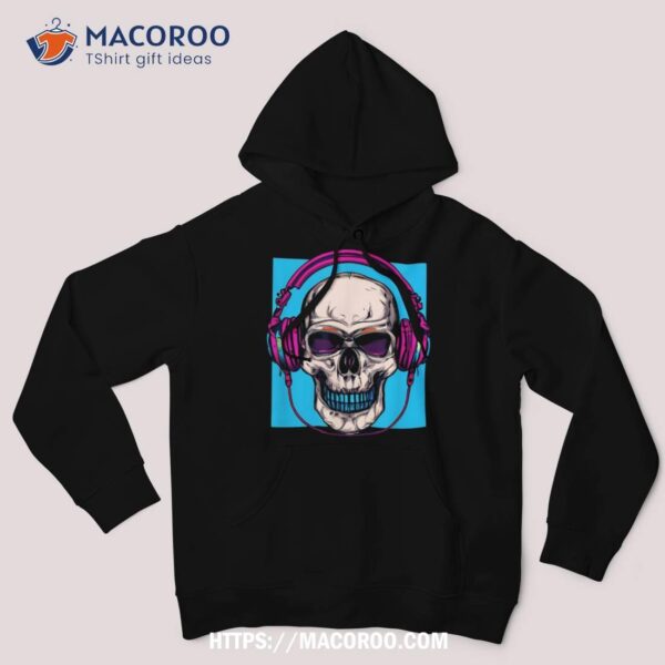 Freaky Mexican Skull With Headset Halloween Shirt