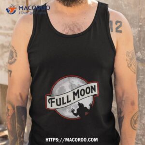 full moon wolf shirt tank top