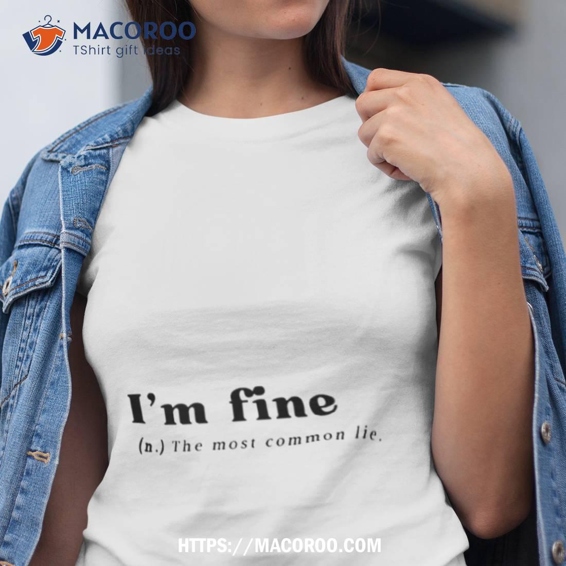 I'm fine | Dictionary Definition | Sticker