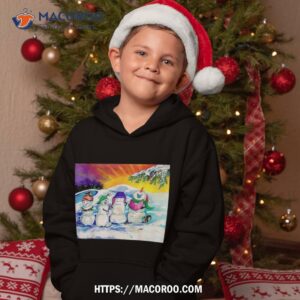 funny snow caroling shirt hoodie