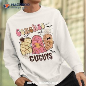 funny spooky conchas and cucuys mexican ghost halloween cute shirt sweatshirt
