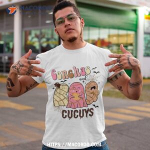 funny spooky conchas and cucuys mexican ghost halloween cute shirt tshirt