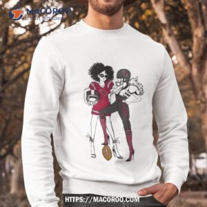 g iii 4her by carl banks heather gray arizona cardinals football girls graphic fitted t shirt sweatshirt