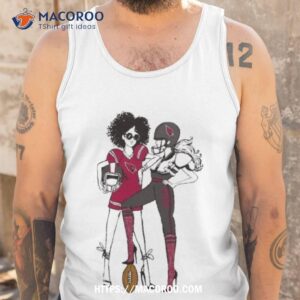 g iii 4her by carl banks heather gray arizona cardinals football girls graphic fitted t shirt tank top