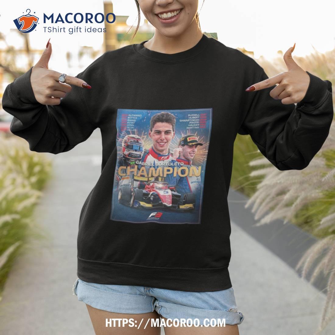 Gabriel Bortoleto Is The 2023 F3 Champion Unisex Shirt Gabriel Bortoleto Is The 2023 F3 Champion Unisex Shirt
