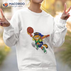 garfield basketball jumbo print shirt sweatshirt 2